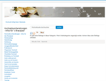 Tablet Screenshot of hochzeit-richtig-feiern.de